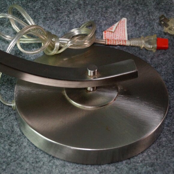 2X Adesso Table Lamp – Brushed Steel Modern Desk Light | Fixed Arm, Sleek Design - Picture 3 of 4